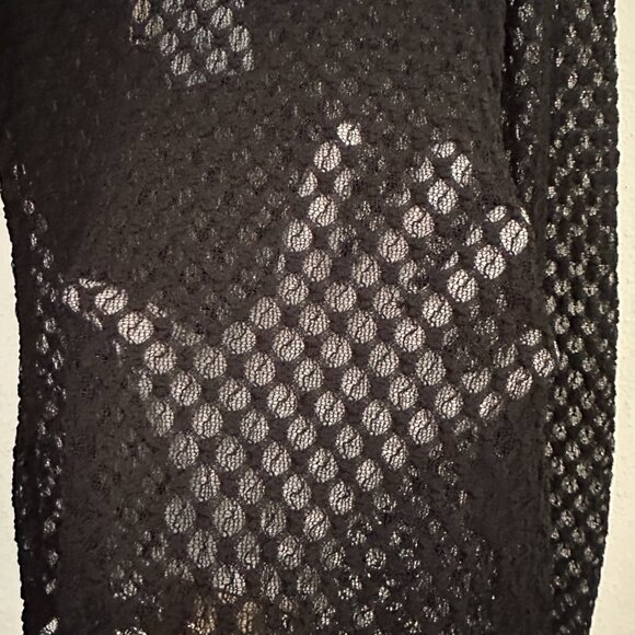 Antonio Melani Sheer Soft Stretch Long-Sleeve Top Size S -Layering Essential - Picture 3 of 10